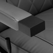 Holičské kreslo Hair System BM88066 sivé