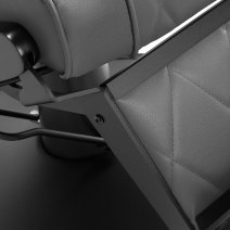 Holičské kreslo Hair System BM88066 sivé