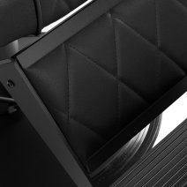 Holičské kreslo Hair System BM88066B čierne