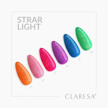 Gél lak CLARESA Starlight 18 5ml