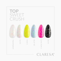 Gél lak CLARESA Top Sweet Crush No Wipe 5g