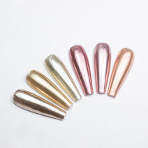 Molly Nail – Zrkadlový efekt na prášok na nechty – kazeta 6 farieb, č. 3