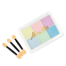 Molly Nail – Zrkadlový efekt na prášok na nechty – kazeta 6 farieb, č. 8