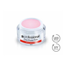 LED-UV GÉL JEDNOFÁZOVÝ ČÍRO-RUŽOVÝ 50ML PROFESSIONAIL