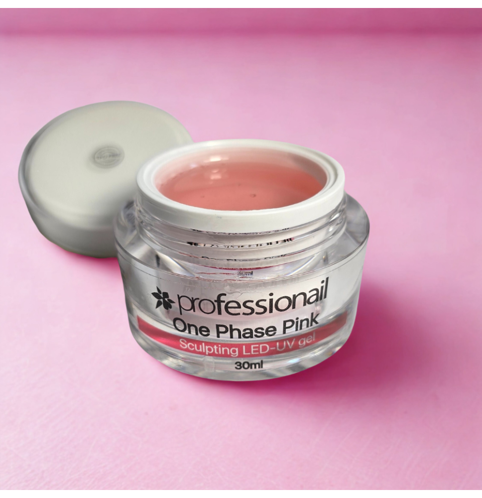 LED-UV GÉL JEDNOFÁZOVÝ ČÍRO-RUŽOVÝ 50ML PROFESSIONAIL