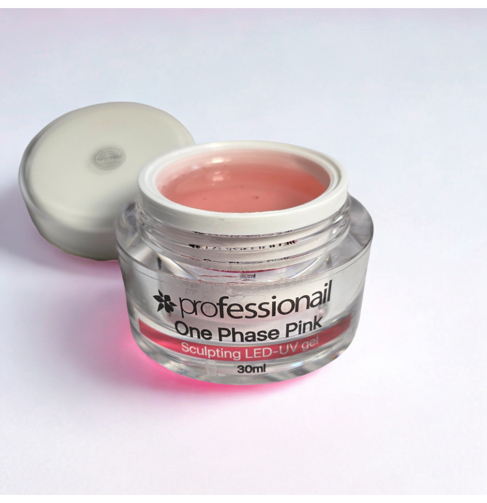 LED-UV GÉL JEDNOFÁZOVÝ ČÍRO-RUŽOVÝ 30ML PROFESSIONAIL