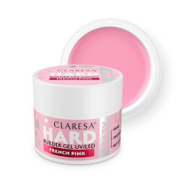 CLARESA STAVEBNÝ GÉL NA NECHTY HARD&EASY FRENCH PINK 45g