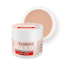 CLARESA STAVEBNÝ GÉL NA NECHTY HARD&EASY LIGHT BEIGE 45g