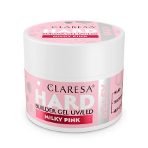 CLARESA STAVEBNÝ GÉL NA NECHTY HARD&EASY MILKY PINK 45g