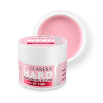CLARESA STAVEBNÝ GÉL NA NECHTY HARD&EASY MILKY PINK 45g