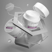 CLARESA STAVEBNÝ GÉL NA NECHTY HARD&EASY MILKY WHITE 12g