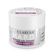 CLARESA STAVEBNÝ GÉL NA NECHTY HARD&EASY MILKY WHITE 45g