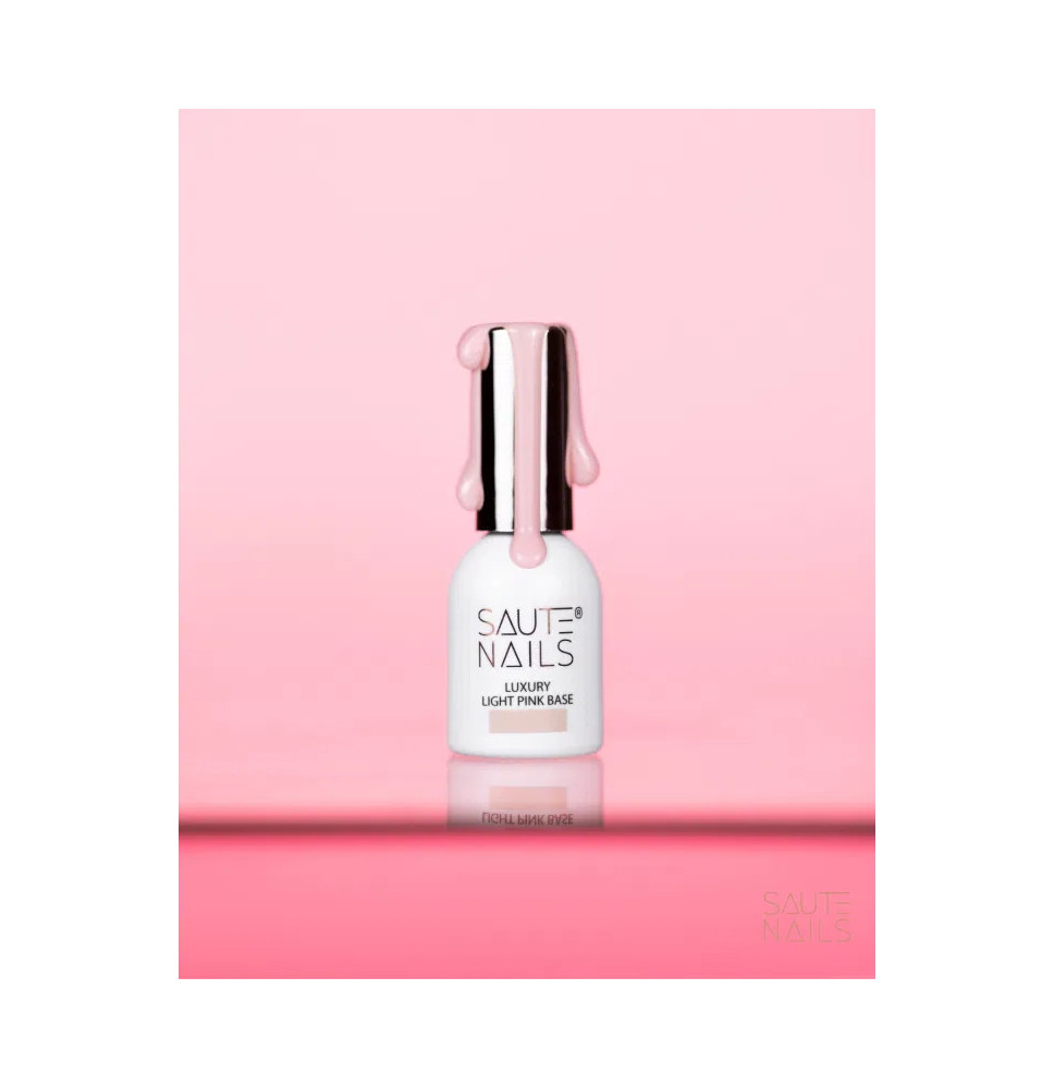 Saute Nails gél laková Luxury Báza Light Pink 8ml