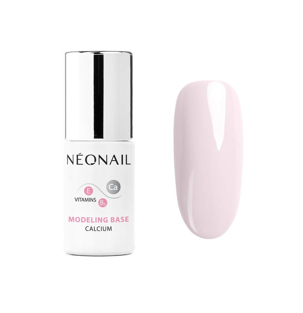 Neonail modelovacia báza Calcium Basic Pink 7,2 ml