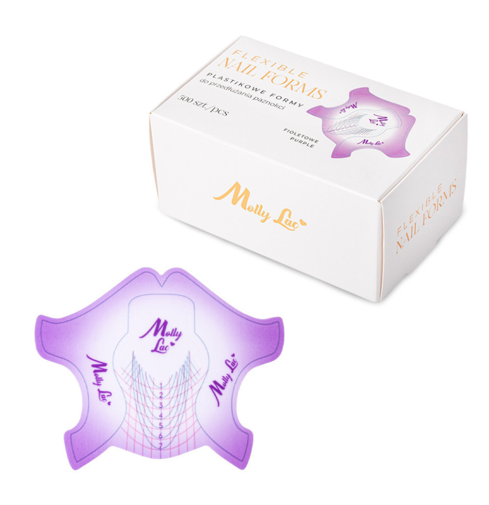 Šablóny na nechty Molly Lac Flexible 500 ks