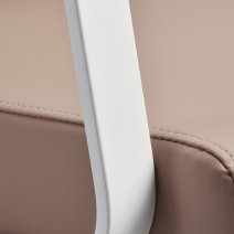 Kadernícke kreslo Gabbiano Porto bielo-béžové