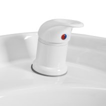 Gabbiano Porto umývací prístroj na vlasy biely čierny