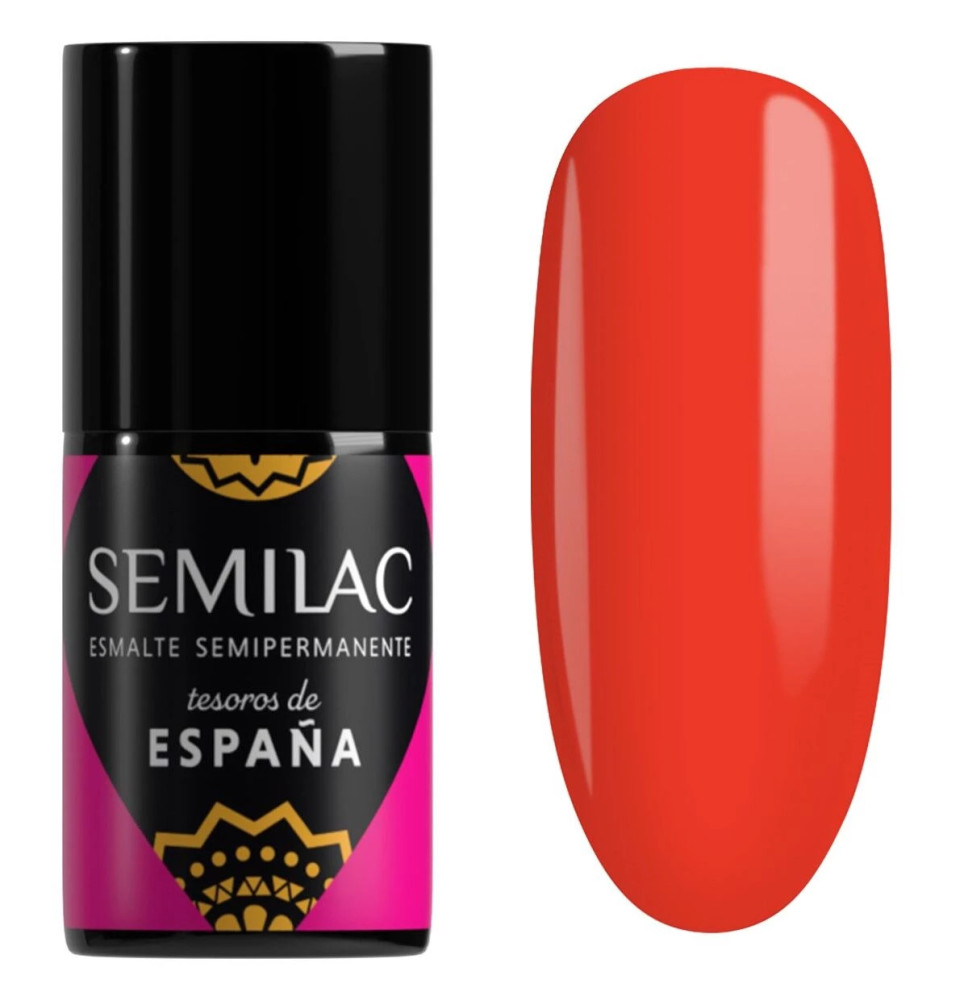 Semilac - gél lak 476 Coral Mediterráneo 7 ml