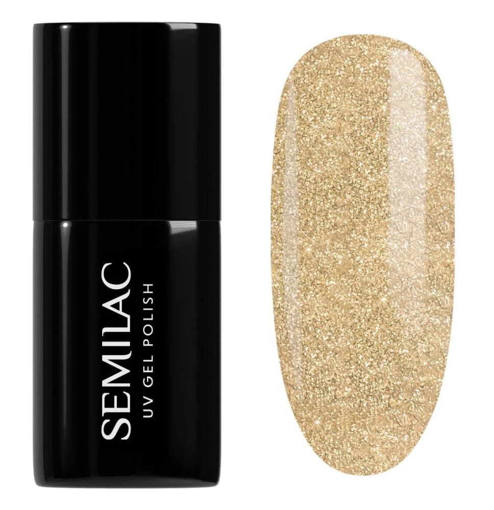 Semilac - gél lak 037 Gold Disco 7ml
