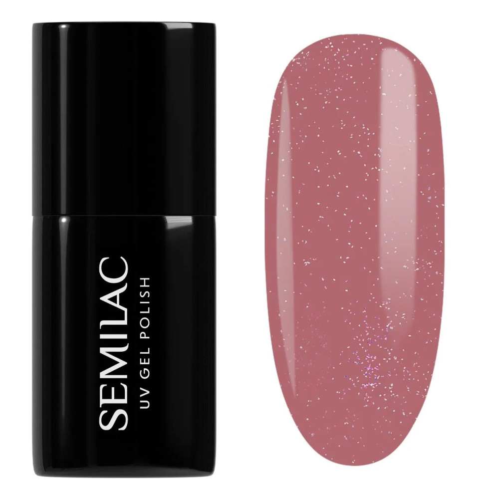 Semilac - gél lak 321 - Shimmer Dust Caramel