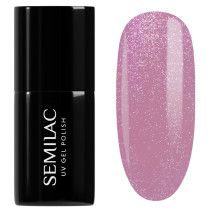 Semilac - gél lak 319 - Shimmer Dust Pink