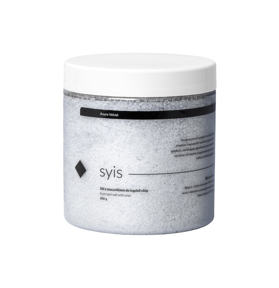 Syis Azure Velvet – soľ do kúpeľa nôh s močovinou 600 g