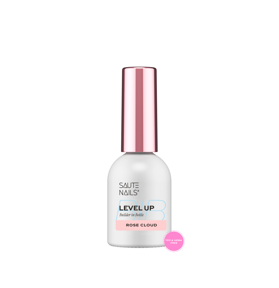 Saute Nails stavebný gél na nechty Level Up Rose Cloud vo fľaštičke 8ml