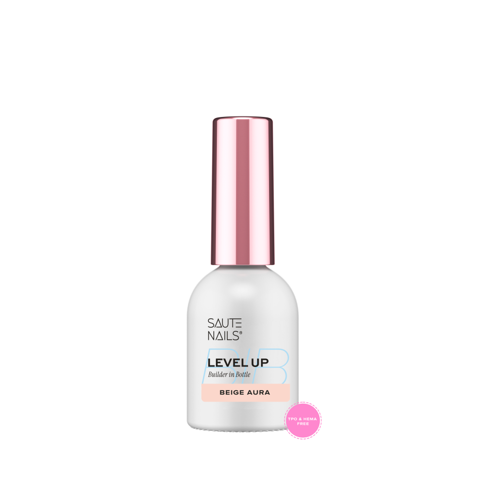 Saute Nails stavebný gél na nechty Level Up Beige Aura 8 ml