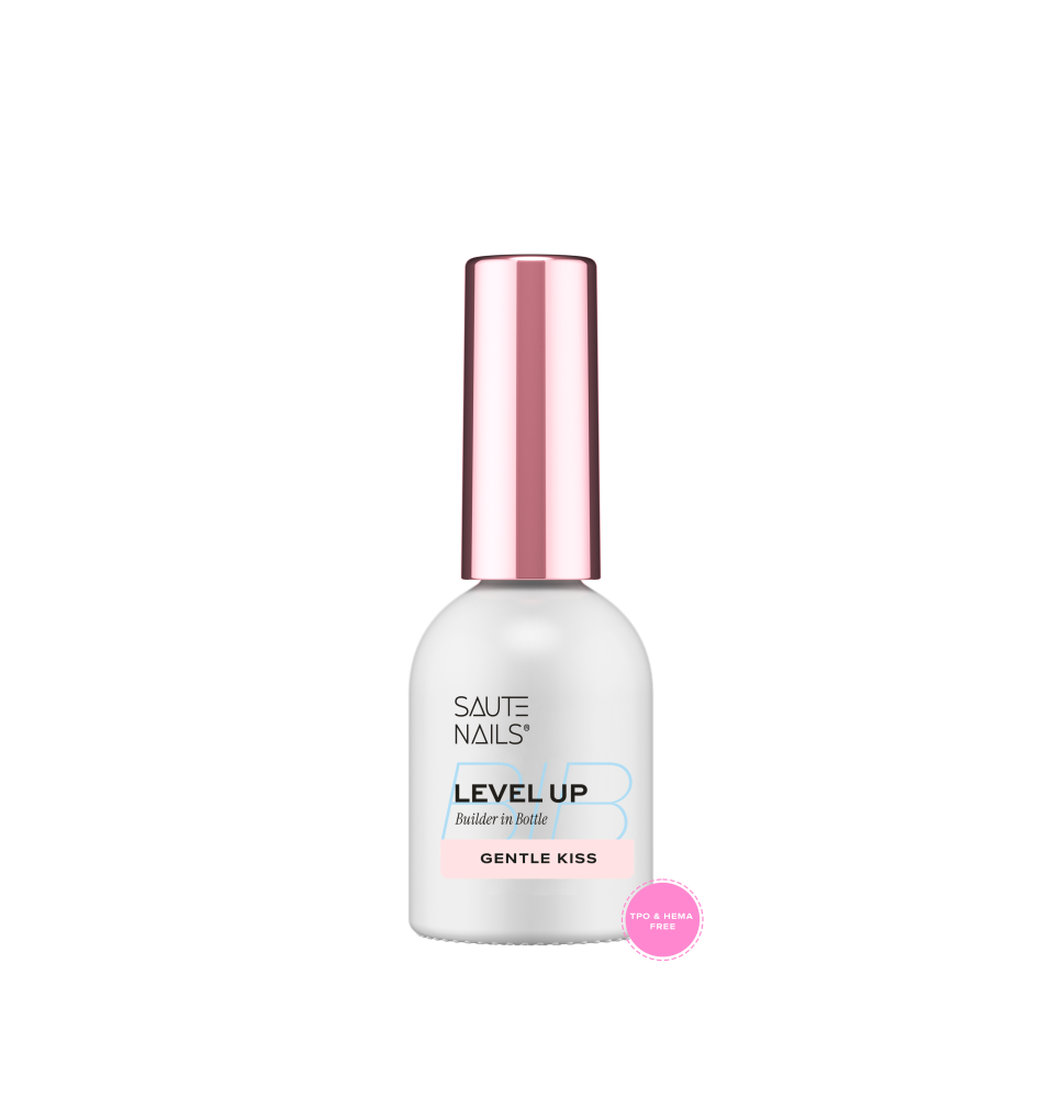 Saute Nails stavebný gél na nechty Level Up Gentle Kiss vo fľaštičke 8ml