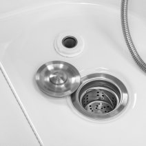 Gabbiano Head Spa Bali umývacia posteľ na vlasy biela