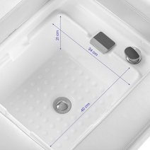 Gabbiano Head Spa Bali umývacia posteľ na vlasy biela