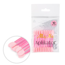 Aplikátor Molly Nails na prášky obojstranný ružový 10ks