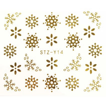 Vodonálepka na nechty STZ-Y14 zlatá