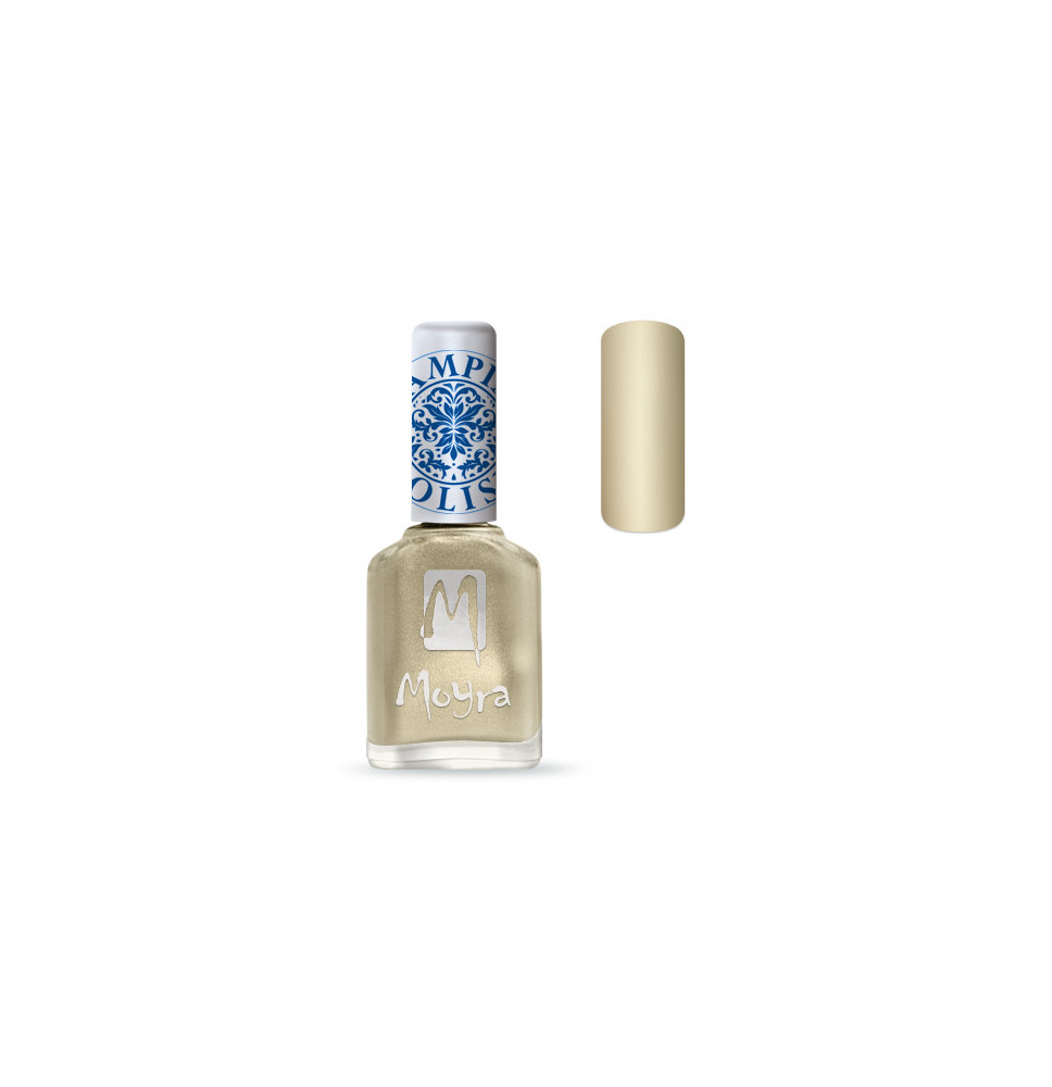 Lak na pečiatkovanie Moyra zlatý 12ml
