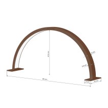 Manikúrová lampa GLOW ARCHE II hnedá