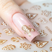 Molly Nails samolepiace vianočné nálepky na nechty SWA58