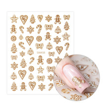 Molly Nails samolepiace vianočné nálepky na nechty SWA58