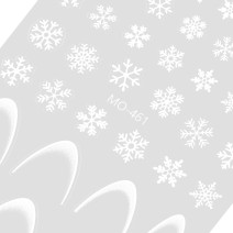 Molly Nails samolepiace vianočné nálepky na nechty MO-461