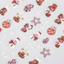 Molly Nails samolepiace vianočné nálepky na nechty SW0-47