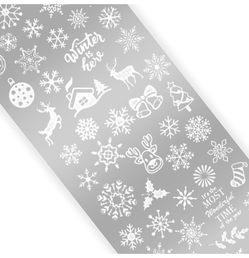 Molly Nails vianočná doštička na pečiatkovanie STN-N02