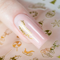 Nálepky na nechty vianočné CB-149