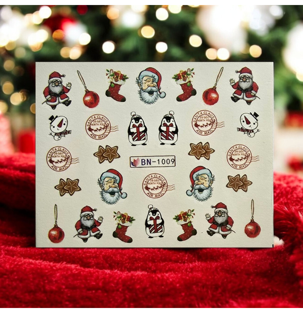 Vianočná vodolepka X-mas BN1009