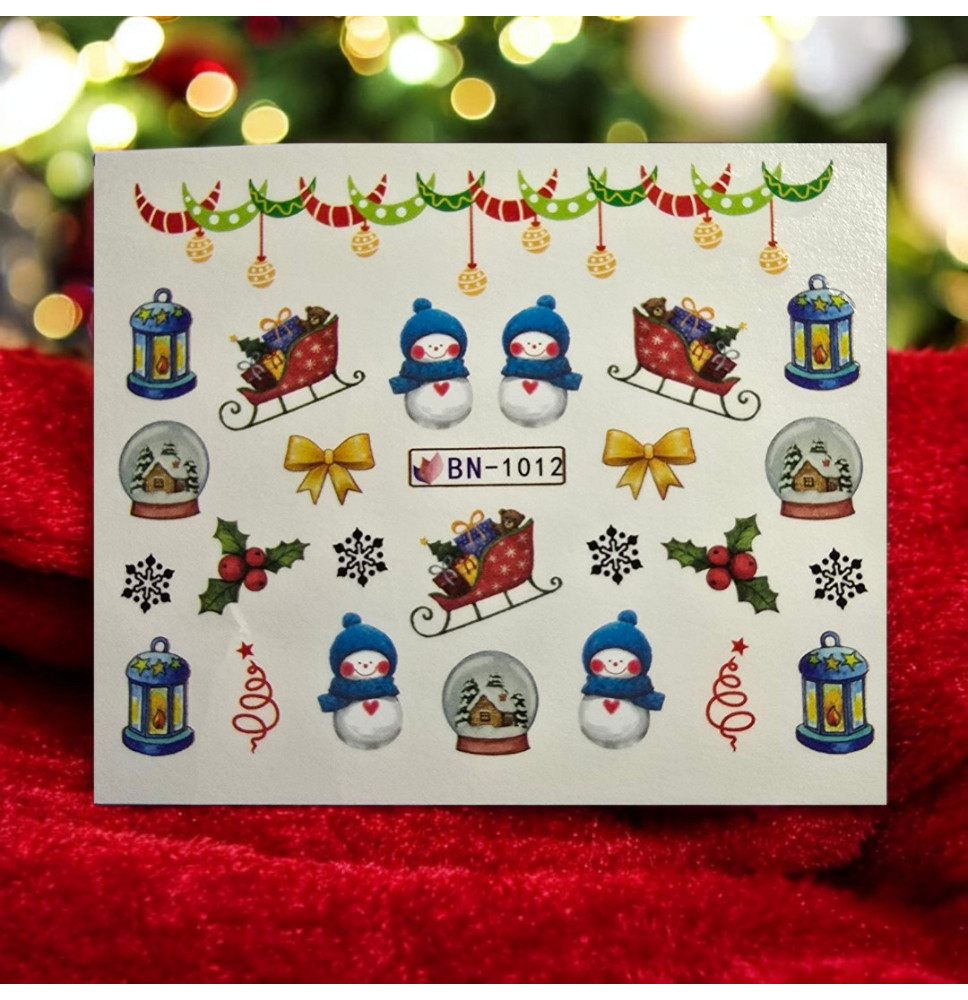 Vianočná vodolepka X-mas BN1012