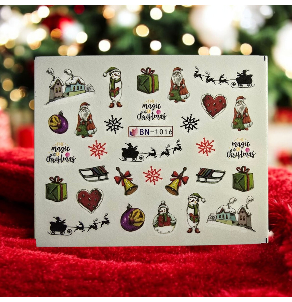 Vianočná vodolepka X-mas BN1016