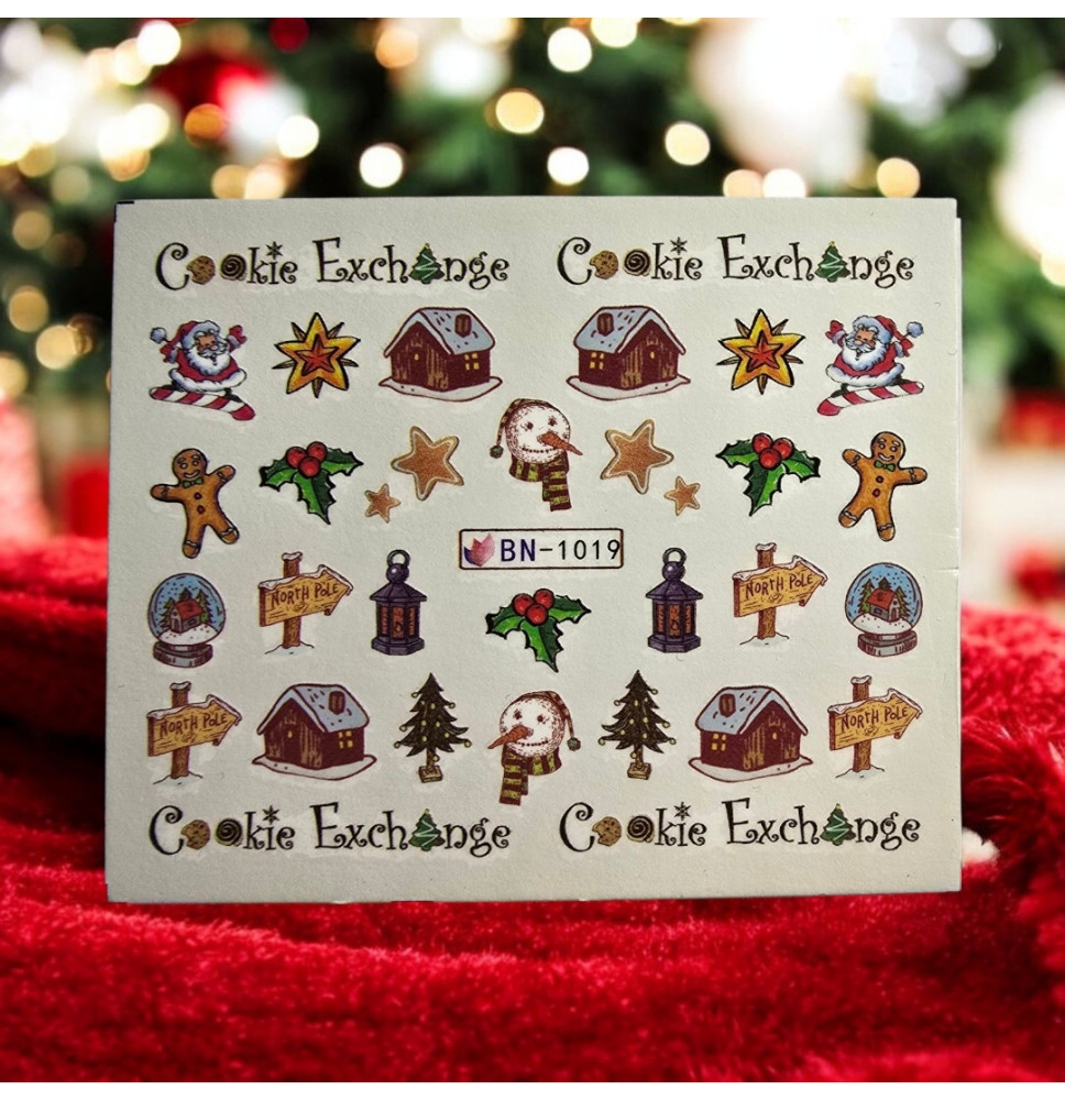 Vianočná vodolepka X-mas BN1019