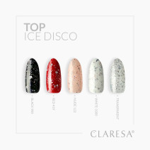 Gél lak CLARESA Ice Disco Top 5ml