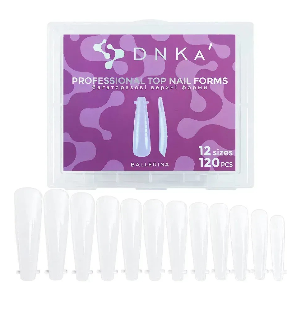DNKa' Vrchné formy na nechty Ballerina 120 ks