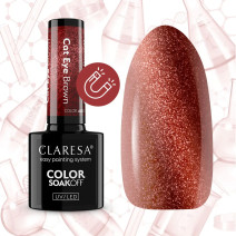Gélový lak CLARESA Alchemy Cat Eye Brown 5ml