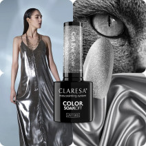 Gélový lak CLARESA Alchemy Cat Eye Silver 5ml
