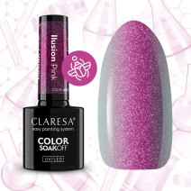 Gél lak CLARESA Alchemy Ilusion Pink 5ml